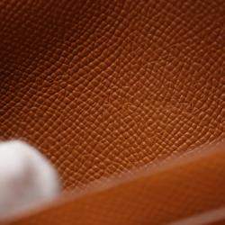 Hermes Constance Long To Go Gold Epsom Leather Wallet