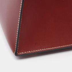 Hermes Kelly 32 Rouge H Chamonix Leather Shoulder Bag