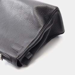 Hermes Kelly 32 Black Taurillon Clemence Shoulder Bag