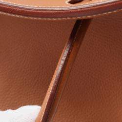 Hermes Birkin 35 Gold Togo Leather Top Handle Bag