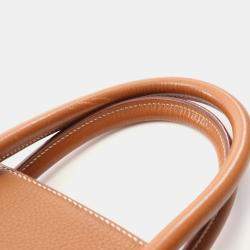 Hermes Birkin 35 Gold Togo Leather Top Handle Bag