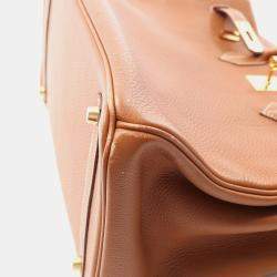 Hermes Birkin 35 Gold Togo Leather Top Handle Bag