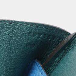 Hermes Birkin 30 Blue Zanzibar Togo Leather Top Handle Bag