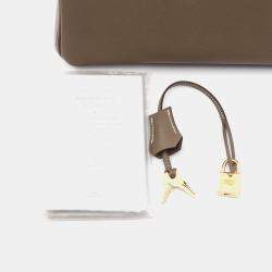 Hermes Birkin 30 Etoupe Grey Epsom Leather Top Handle Bag