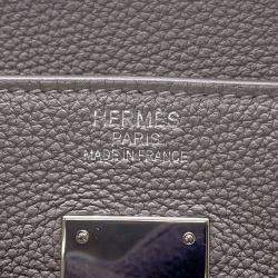 Hermes Birkin 40 Gris Meyer Togo Leather  
