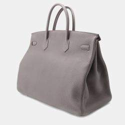 Hermes Birkin 40 Gris Meyer Togo Leather  