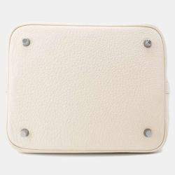 Hermes Picotin MM Lock 22 Beton Taurillon Clemence  