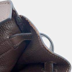 Hermes Birkin 40 Chocolat Togo Leather  