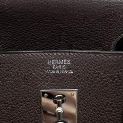 Hermes Birkin 40 Chocolat Togo Leather  