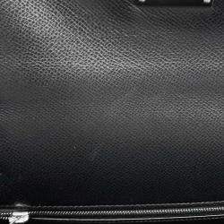 Hermes Kelly Sellier 32 Black Graine Lisse Leather  