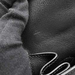 Hermes Kelly Sellier 32 Black Graine Lisse Leather  