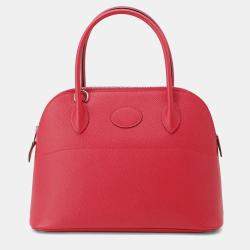 Hermes Bolide 27 Rose Extreme Epsom  