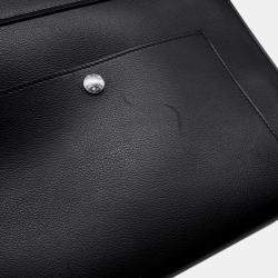 Hermes Cab'H Black Evergrain Leather Tote Bag
