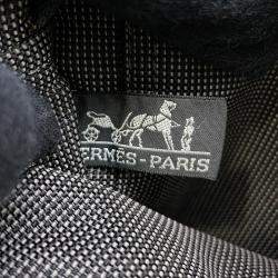 Hermes Her Line PM Gray Canvas Tote Bag