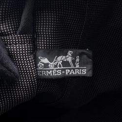 Hermes Her Line MM Gray Canvas Tote Bag