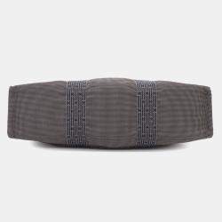 Hermes Her Line MM Gray Canvas Tote Bag