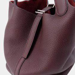 Hermes Picotin 22 Prune Taurillon Clemence Handbag