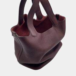 Hermes Picotin 22 Prune Taurillon Clemence Handbag