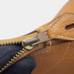 Hermes Bolide 35 Natural Sable Fjord Leather Bag