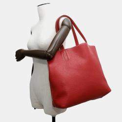 Hermes Double Sense Rouge Casaque/Bougainvillier Taurillon Clemence Bag