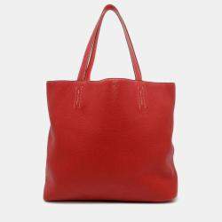 Hermes Double Sense Rouge Casaque/Bougainvillier Taurillon Clemence Bag
