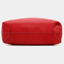 Hermes Double Sense Rouge Casaque/Bougainvillier Taurillon Clemence Bag