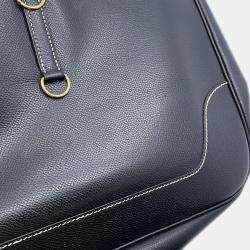 Hermes Trim 31 Black Courchevel Hobo Bag