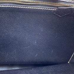 Hermes Trim 31 Black Courchevel Hobo Bag