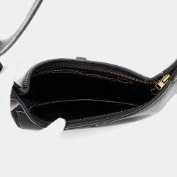 Hermes Trim 31 Black Courchevel Hobo Bag