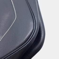 Hermes Trim 31 Black Courchevel Hobo Bag