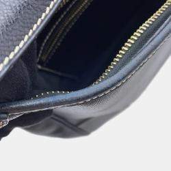 Hermes Trim 31 Black Courchevel Hobo Bag