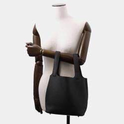 Hermes Picotin Lock Black Taurillon Clemence MM