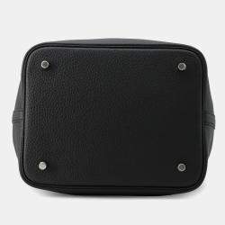 Hermes Picotin Lock Black Taurillon Clemence MM