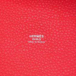Hermes Picotin Lock 18 Rose Texas Taurillon Clemence Handbag
