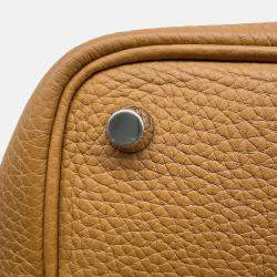 Hermes Picotin Lock 18 Casaque Sesame / Rose Azalee Taurillon Clemence Handbag