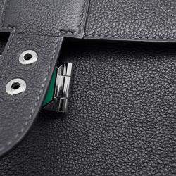  Hermes Sac Adepesh 21 Caban Togo Leather Shoulder Bag