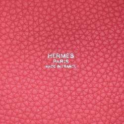 Hermes Picotin Lock 18 Rose Azalee Taurillon Clemence Handbag