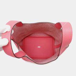 Hermes Picotin Lock 18 Rose Azalee Taurillon Clemence Handbag