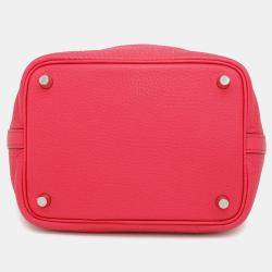 Hermes Picotin Lock 18 Rose Extreme Taurillon Clemence Handbag