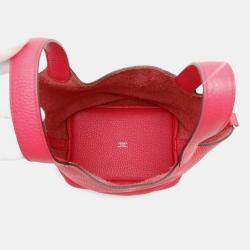 Hermes Picotin Lock 18 Rose Extreme Taurillon Clemence Handbag
