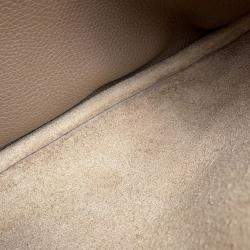 Hermes Evelyne III Etoupe Taurillon Clemence PM Shoulder Bag