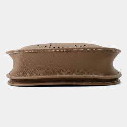 Hermes Evelyne III PM Etoupe Taurillon Clemence Bag