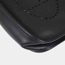 Hermes Evelyne TPM Black Epsom Leather Shoulder Bag
