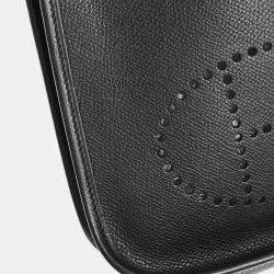Hermes Evelyne TPM Black Epsom Leather Shoulder Bag