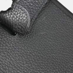 Hermes Black Clemence Brown Taurillon Evelyne II Bag