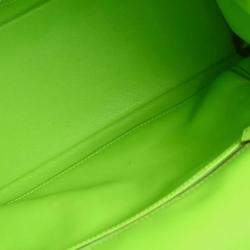 Hermes Apple Green Gulliver Kelly 28 Retourne 2way Handbag