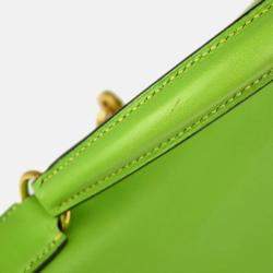 Hermes Apple Green Gulliver Kelly 28 Retourne 2way Handbag