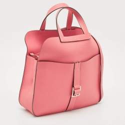 Pre Owned Hermès Rose Azalee Taurillon Clemence Leather Halzan 31 Bag