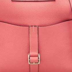 Pre Owned Hermès Rose Azalee Taurillon Clemence Leather Halzan 31 Bag