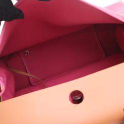 Hermes Rose Pourpre Toile Militaire Herbag Zip 31